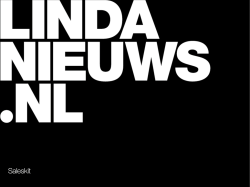 het nieuws, speciaal voor jou