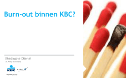 Burn-out binnen KBC? - Zorgnet Vlaanderen