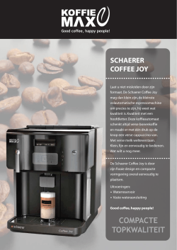 schaerer coffee joy
