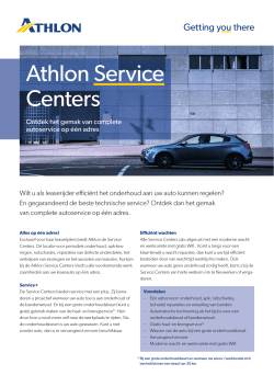 Athlon Service Centers