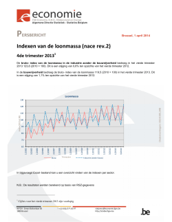 Indexen van de loonmassa (nace rev.2) 4de trimester 2013 (PDF
