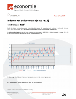 Indexen van de loonmassa (nace rev.2) 4de trimester 2013 (PDF