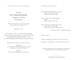 Jac Vanderhoydonks (Hees)