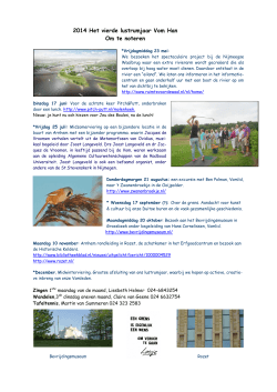 Lustrumjaarinformatie - Hogeschool van Arnhem en Nijmegen