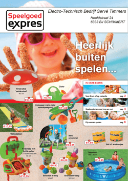 Heerlijk buiten spelen... - Electro