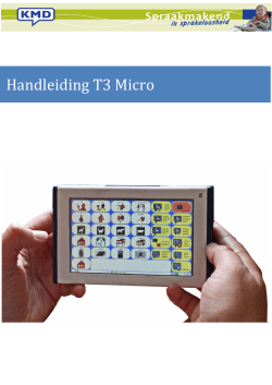 Handleiding T3 Micro
