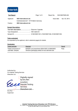 Intertek Testing Services Shenzhen Ltd.