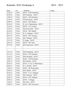 kalender 2014-2015 in pdf formaat