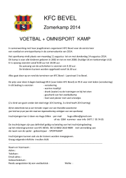 Zomerkamp 2014 KFC BEVEL infoblad 10 01 2014.xlsx