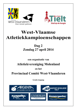 Zondag 27 april 2014 Tielt - Provinviaal Kampioenschap AC