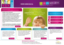Brochure KindVak 2012