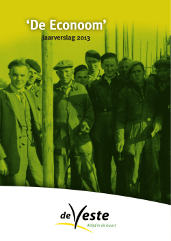 Jaarverslag 2013