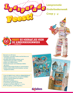 handleiding gratis leespromotieles KBW 2014 groep 3 en 4