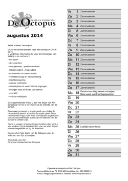 augustus 2014