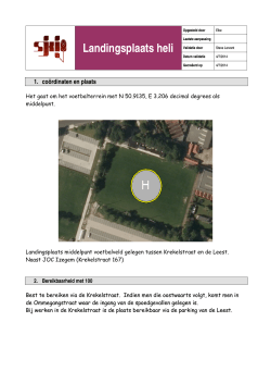 Landingsplaats heli (pdf) - Sint