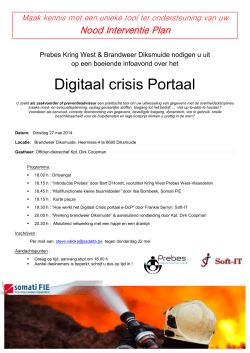 Digitaal crisis Portaal
