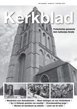 Kerkblad november 2014