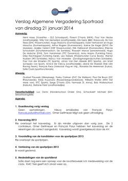 AV 21 januari 2014