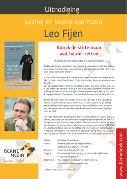 Leo Fijen - Boekhandel Berne