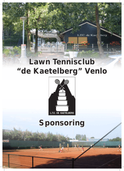 Lawn Tennisclub “de Kaetelberg” Venlo Sponsoring