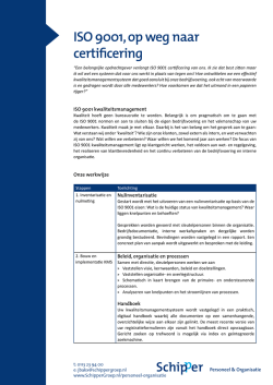 ISO9001 - Schipper