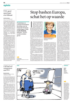 Trouw, 9 mei - Radboud Universiteit