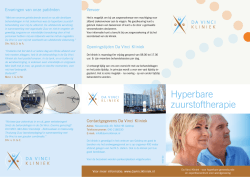 Hyperbare zuurstoftherapie