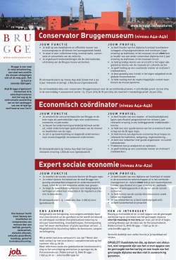 Economisch co&ouml;rdinator(niveau A4a-A4b) Expert sociale economie