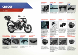 CB500F - Honda motorfiets accessoires