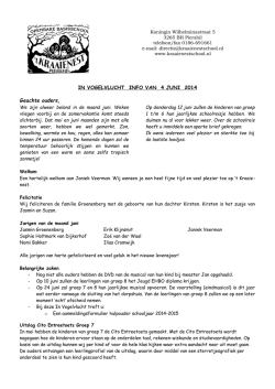 IN VOGELVLUCHT INFO NR