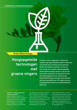 Hoogopgeleide technologen met groene vingers