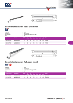 Dulimex Kantschuiven Catalogus