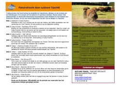 Fietstrektocht door zuidoost Tsjechi&euml;