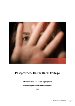 Pestprotocol Keizer Karel College