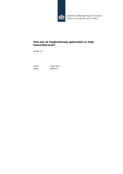 Hoe kan ik Inspectieview gebruiken in mijn