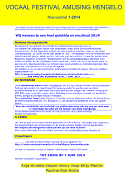 Januari - Amusing Hengelo