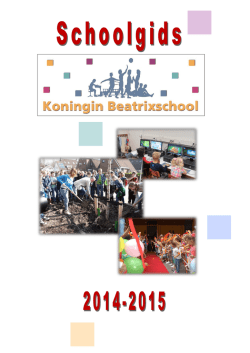 Een woord vooraf - Koningin Beatrixschool