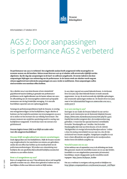 Informatieblad AGS 2