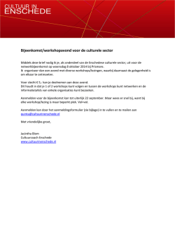 hier (pdf) - Cultuur in Enschede