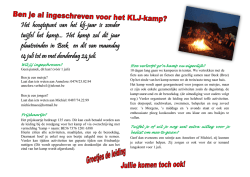 Het hoogtepunt van het klj-jaar is zonder twijfel het