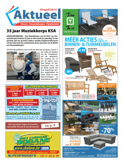 Editie Ninove - 30/04/2014 (week 18)