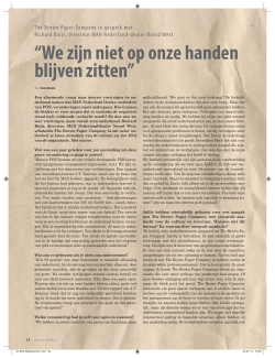 014042 Magazine NL.indd - The Brown Paper Company