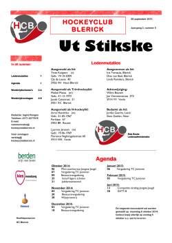 Ut Stikske - Hockeyclub Blerick