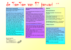 TamTam #19 17-1-2014
