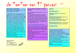 TamTam #19 17-1-2014