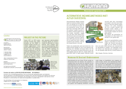 Nieuwsbrief Humana september 2014
