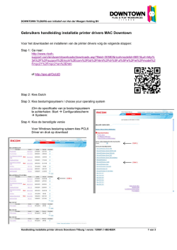 Handleiding printer (MAC)
