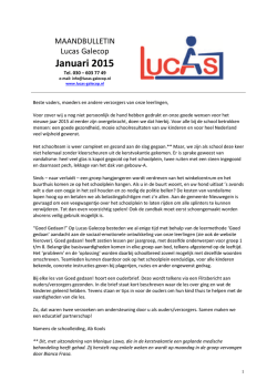 Januari 2015 - Lucas Galecop