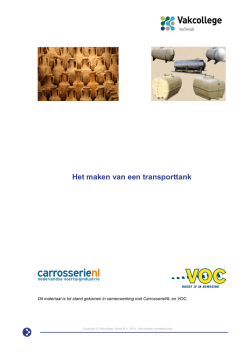 Het maken van een transporttank