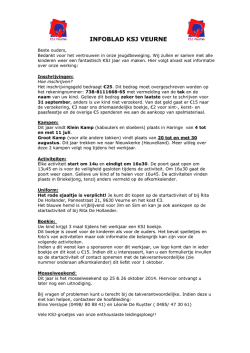Infoblad 2014-2015